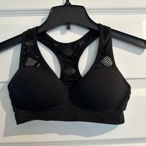 Victoria's Secret Pink Black Push-Up Sports Bra